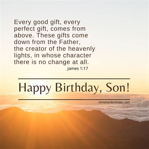 Blessings. Birthday wishes for a son. Bible verses for my Son's Birthday | Christian Birthday ...