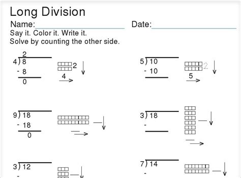 Crewton Ramone’s Blog Of Math Base Ten Block Division Worksheets | Worksheets Samples