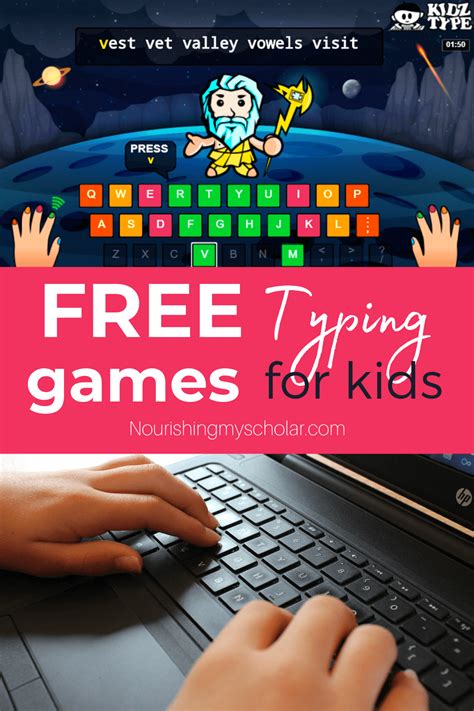 Free Typing Games for Kids - Nourishing My Scholar