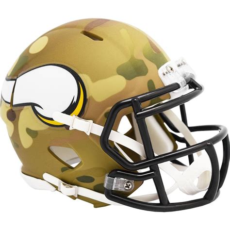 Minnesota Vikings 2020 Camo Riddell Full Size Replica Speed Helmet