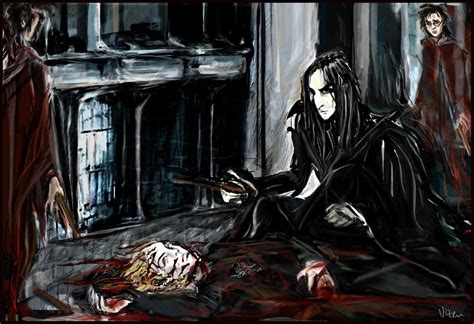 HBP24 Sectumsempra by *Vizen on deviantART | Snape fan art, Severus snape fanart, Harry potter ...