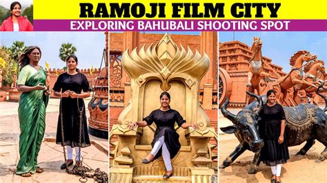 RAMOJI FILM CITY TAMIL | Bahubali Set Tour | Hyderabad Trip | # ...