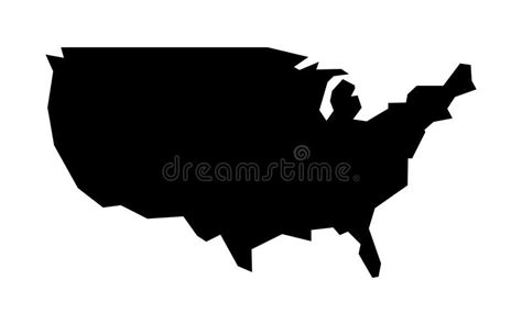 America country shape icon stock vector. Illustration of geography - 55126266