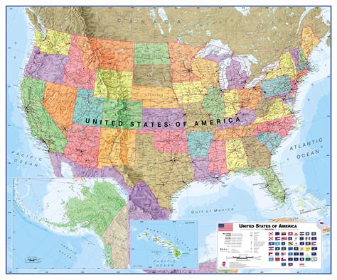 United States Wall Map, Buy Wall Map of USA - Mapworld