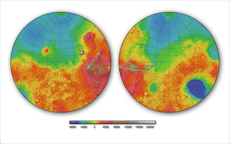 ESA - topography of mars