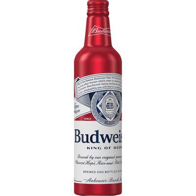 Budweiser American Style Lager 8 pack/16 oz Aluminum Bottles - Beverages2u