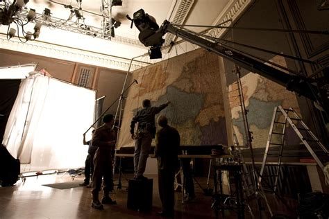 Image - Inglourious Basterds Behind the scenes Michael Fassbender and ...