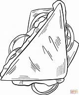 Sandwich coloring Page  Free Printable Coloring Pages sketch template