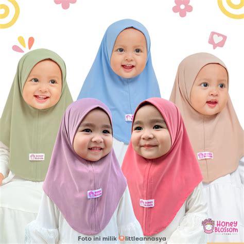 Jual HoneyBlossom - Hijab anak / Jilbab Bayi anak perempuan / Hijab ...