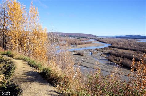 Tanana River, Alaska Landscape View