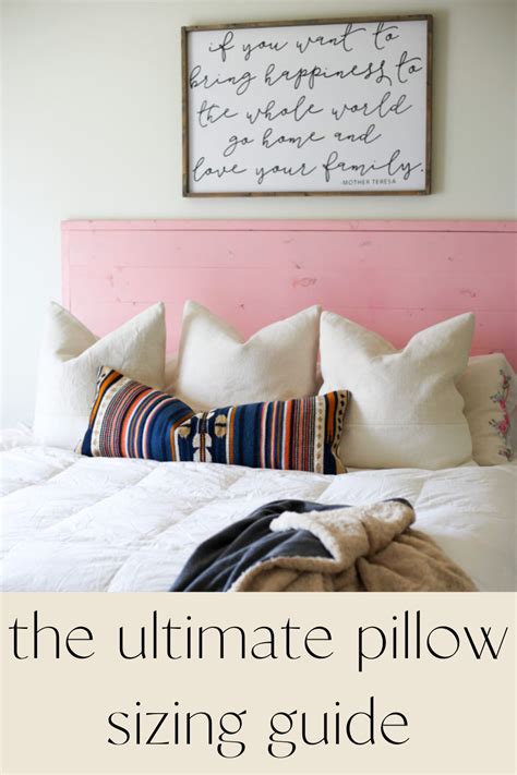 Brilliant Pillow Sizing Guide - construction2style