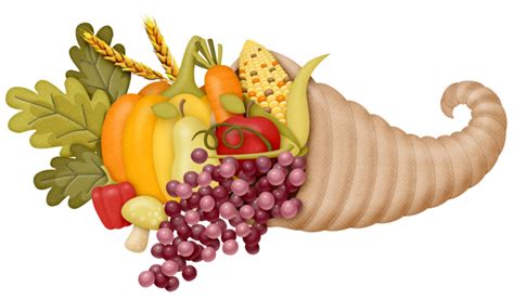 Thanksgiving cornucopia clipart - WikiClipArt