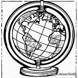 Globe Coloring Pages  Free & Printable sketch template
