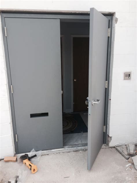 Steel Double Door Replacement - King Locksmith and Doors Inc. DC & Maryland