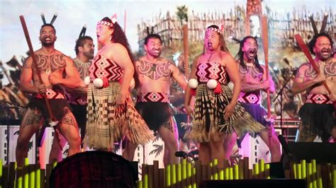 Haka Dancers from New Zealand at Volcano Bay - YouTube