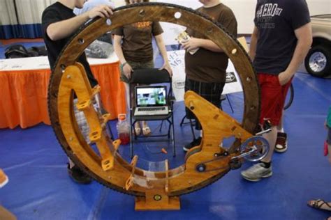 Students Build Pedal-Powered Wooden Monowheel | Make: