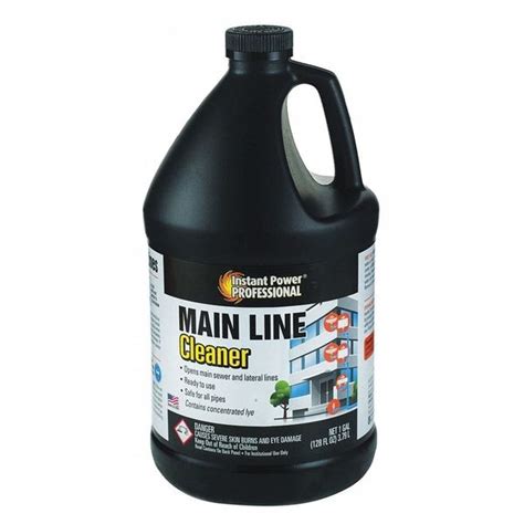 Instant Power Professional Main Line Cleaner, 1 gal., Odorless, PK4 8885 | Zoro