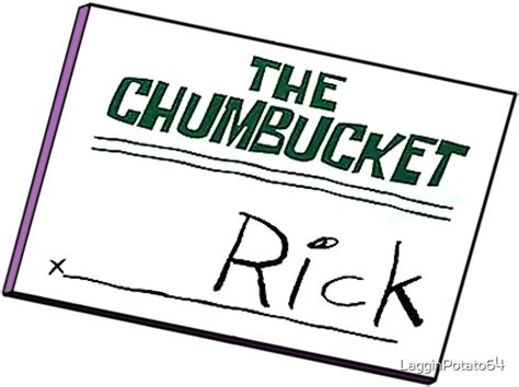 Chum Bucket: Stickers | Redbubble