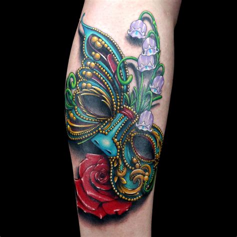 Venetian Mask Tattoo by Cleen Rock One | Ink master tattoos, Masquerade ...