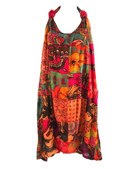 Gringo Fair Trade Patchwork Sarong Dress