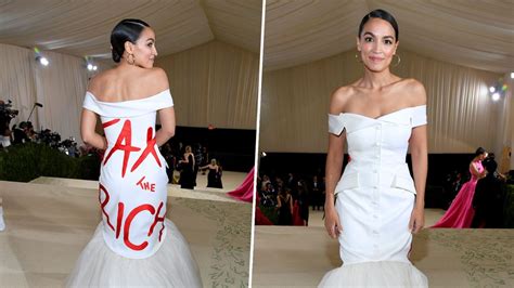 AOC Wears Dress With ‘Tax the Rich’ Written on It to Met Gala – NBC New ...