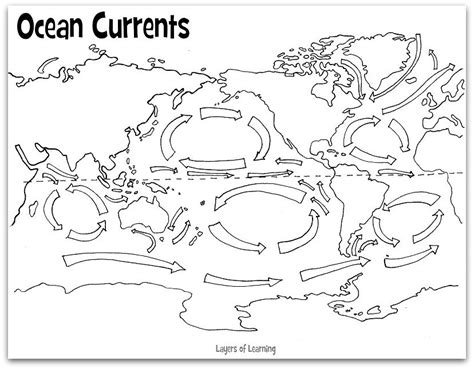 Ocean Currents Worksheets