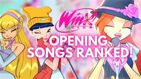 Ranking the Winx Club OPENING SONGS! - YouTube