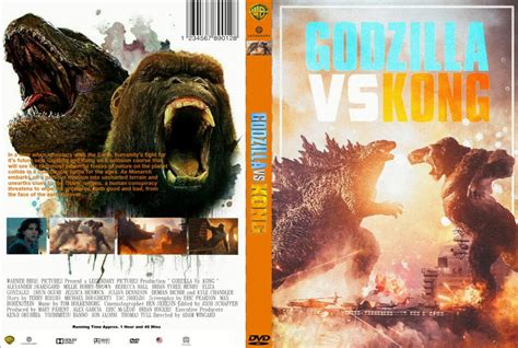 Godzilla Vs Kong (2021) Custom R0 DVD Cover and Labels - DVDcover.Com