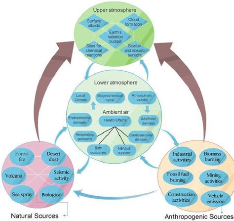 Sources of particulate matter and their effects on the lower and upper ...