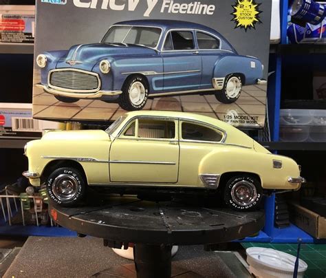 AMT 1951 Chevy Fleetline Adult Built Kit 1/25 #AMT | Chevy, Car model, Building