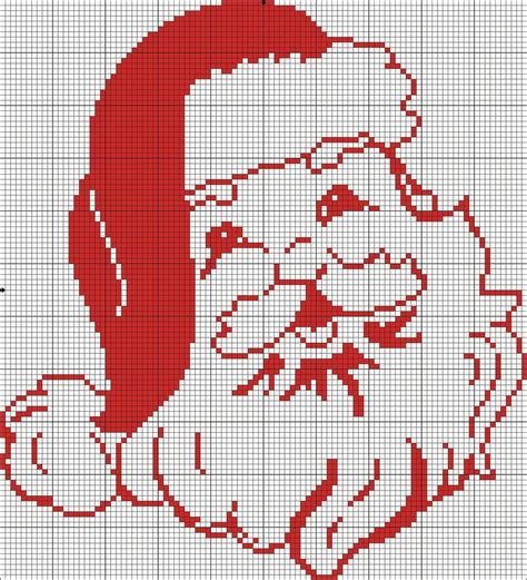 Resultado de imagem para santa claus cross stitch on pinterest Cross Stitch Christmas Ornaments ...