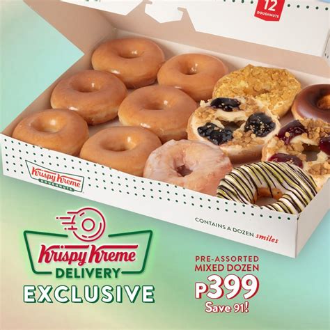 Krispy Kreme Delivery Exclusive P399 Promo | Manila On Sale