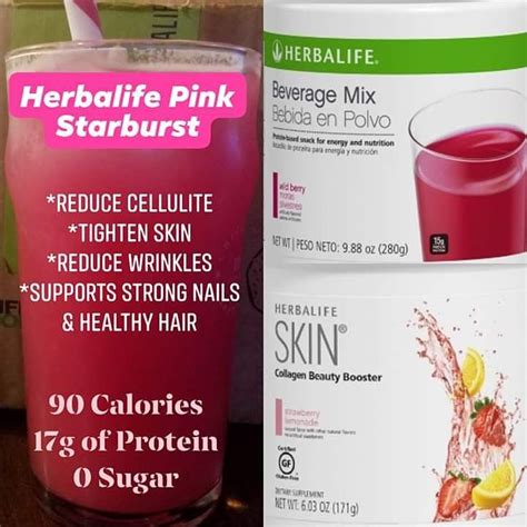 Herbalife Pink Starburst | Herbalife shake recipes, Herbalife recipes, Herbalife