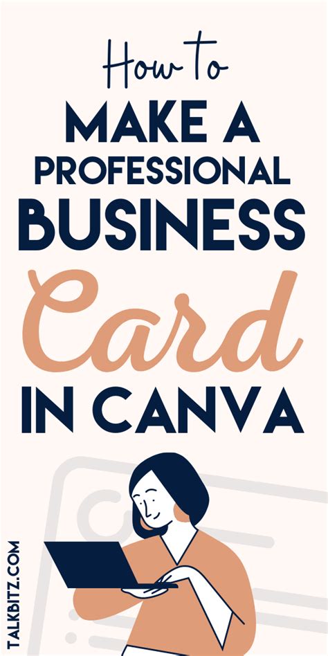 How to Make a Business Card in Canva (2021) - TalkBitz | Create business cards, Professional ...