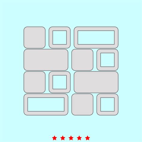 Tile set it is color icon . 5228746 Vector Art at Vecteezy