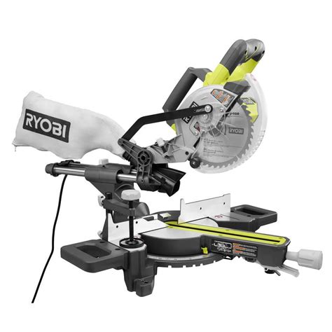 RYOBI 7-1/4 in. Sliding Miter Saw-TSS702 - The Home Depot