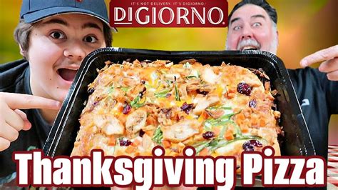 DiGiorno's Thanksgiving Pizza: A Surprising Twist on Tradition - YouTube