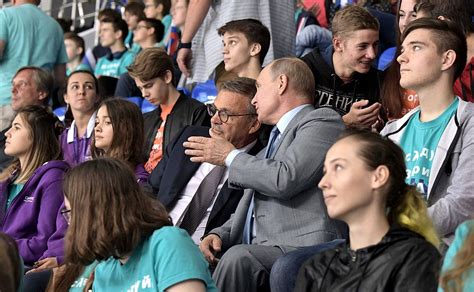 Opening ceremony of the Sirius Ice Hockey World Cup 2019 • President of Russia