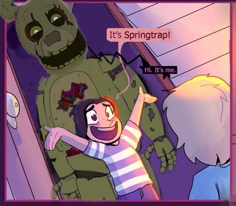 Springtrap and Delilah but cursed by doggoman69 on DeviantArt