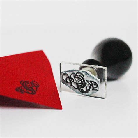 Personalised Monogram Stamp By Stomp Stamps