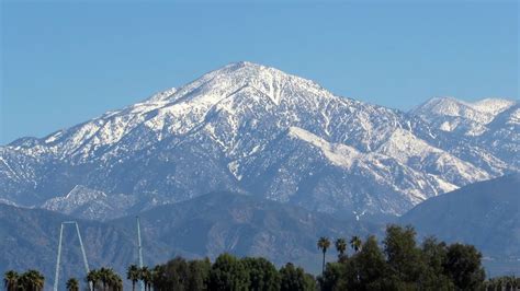 Looking At Snow Up In The San Bernardino Mountains - YouTube