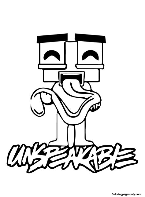 Unspeakable Coloring Pages Printable for Free Download