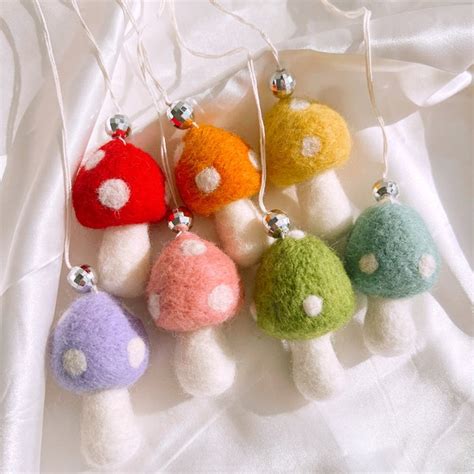 Felt Mushroom - Etsy