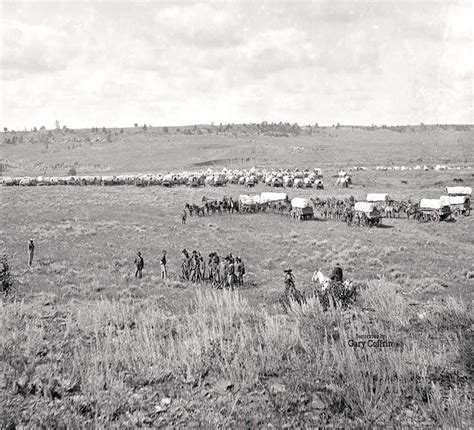 Settlers crossing Montana | Old west photos, American frontier, Montana ...