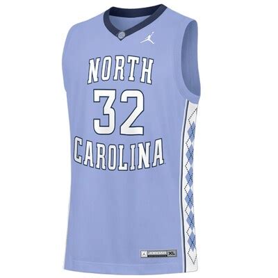 Nike North Carolina Tar Heels (UNC) #32 Carolina Blue Replica ...