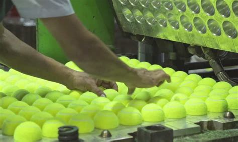 The making of a Tennis Ball | WordlessTech