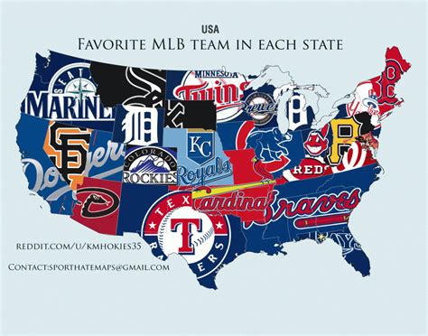 What are the favorite MLB teams in each state? #sideleague #sports #mlb ...