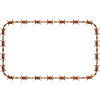 Barb Wire Border - ClipArt Best