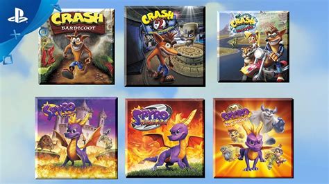 Spyro Crash Remastered Game Bundle - sublimate