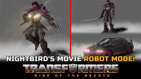 Transformers Rise Of The Beasts How Nightbird's Robot Mode Will Likely Look In The Movie! - YouTube